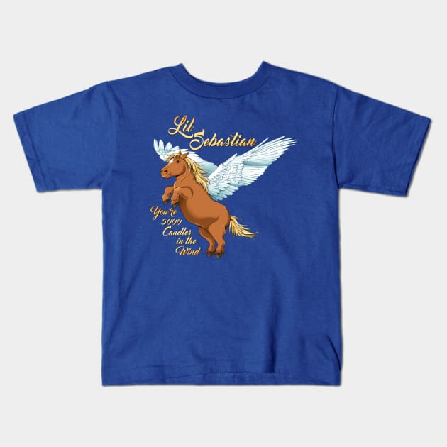 Lil Sebastian Kids T-Shirt by cameronklewis